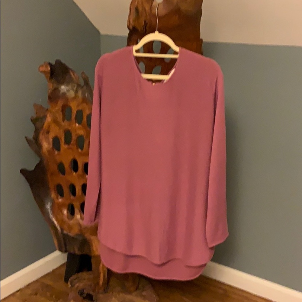 Michael Kors Oversized Hi-Lo Hem Sweater-Tunic
